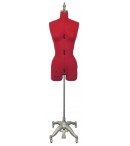 dress form Adjustable Sewing Dress Forms (ADF601, Red)